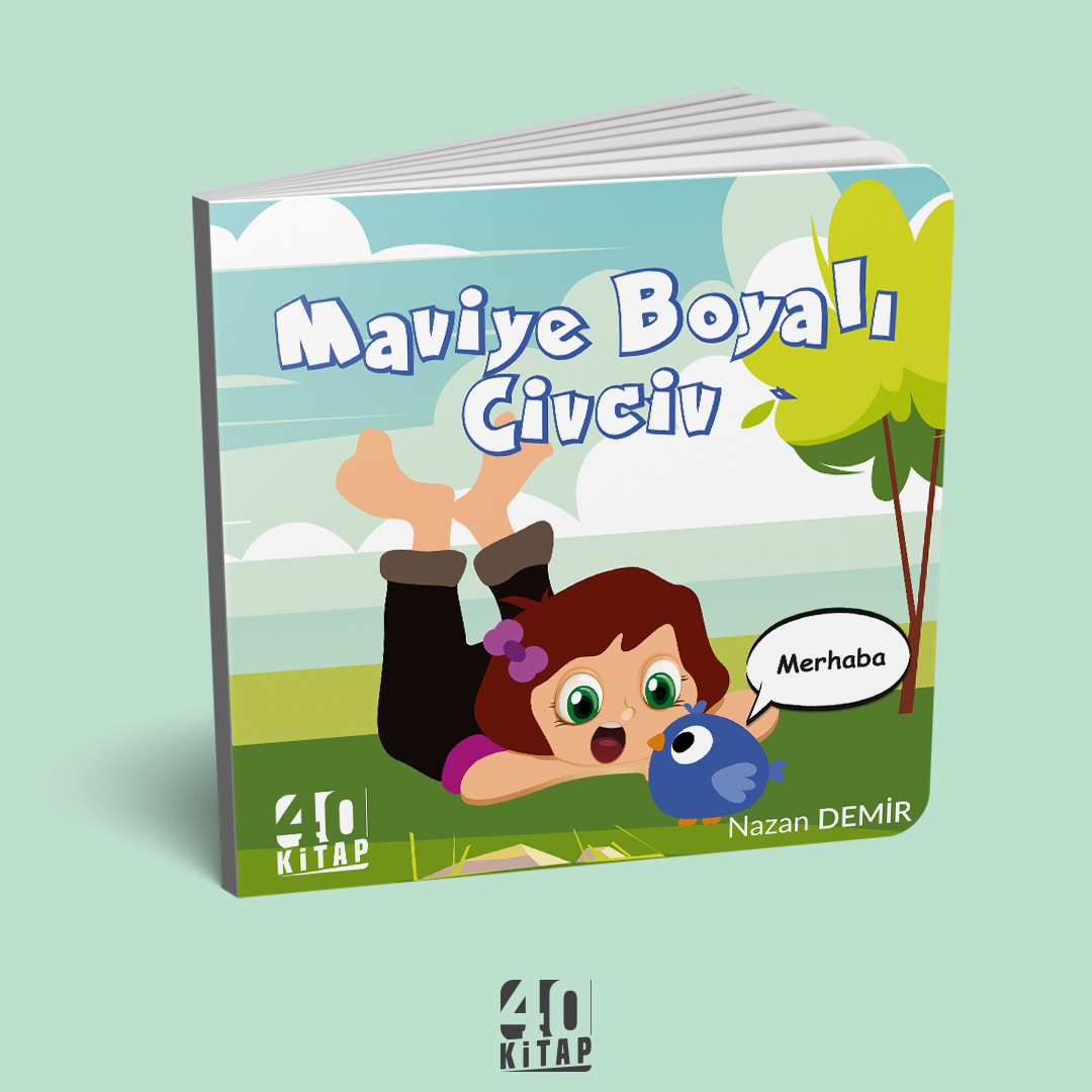 Maviye Boyalı Civciv